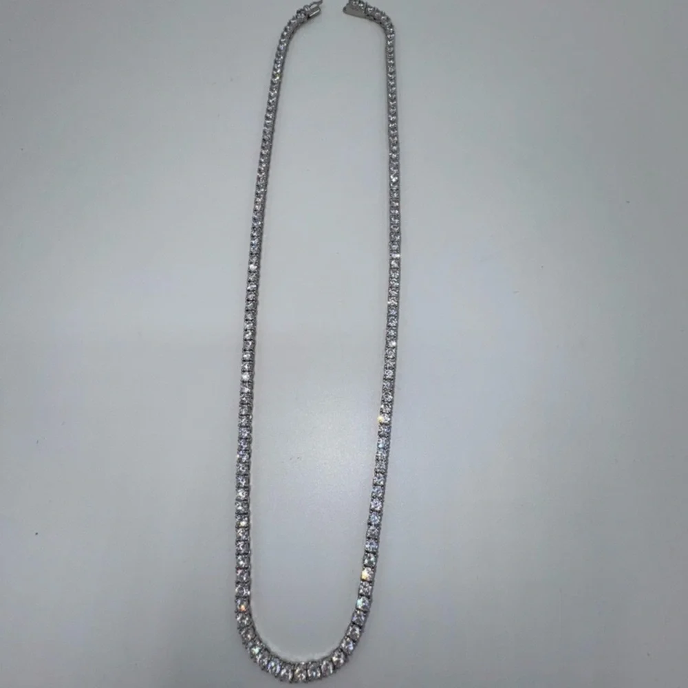 18k 24ct Tennis Necklace - Picture 6 of 9